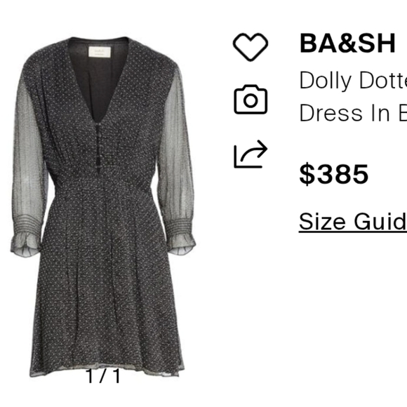 Ba&Sh Dress/Dolly dot Mini - Picture 7 of 9